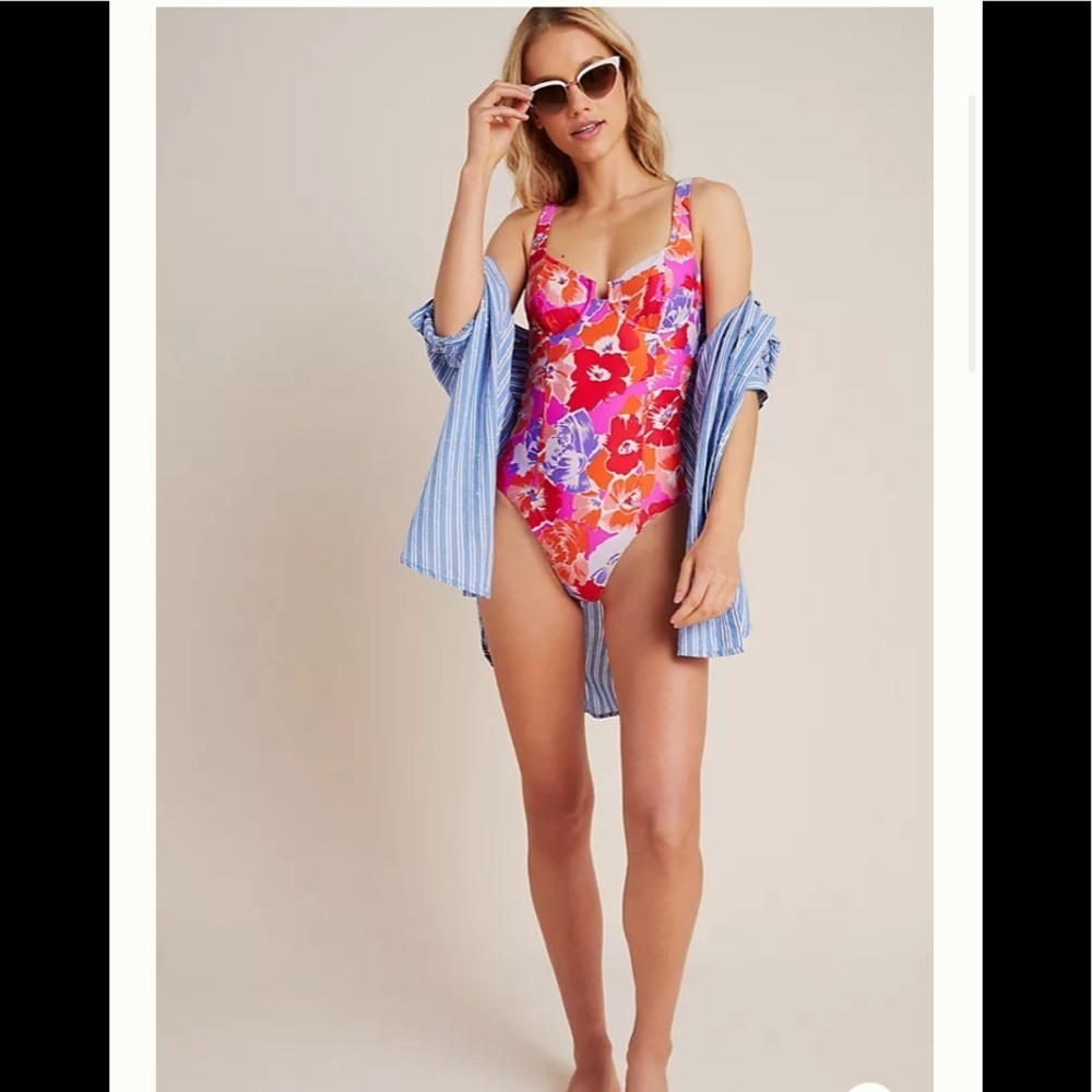 NWT Anthropologie L*Space Nicolette One-Piece sz 6